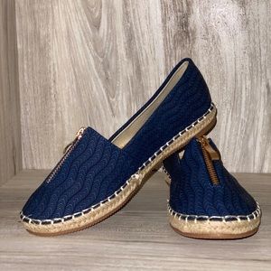 Navy - Zip Top Espadrille | W| Brand New Sz. 6